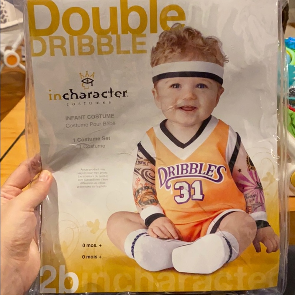 Basketball Dribbles Halloween Costume 12-18 months
